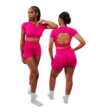 Load image into Gallery viewer, HOT Pink Set - Bawdy Shapewear