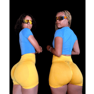 Yellow Shorts - Bawdy Shapewear